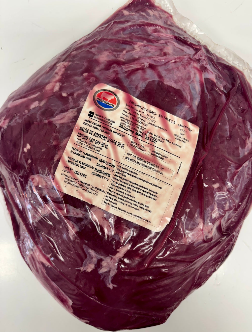 Nalga/Cañada/Inside Round/(Paquetes de 6-8 lbs)-$6.99/lb