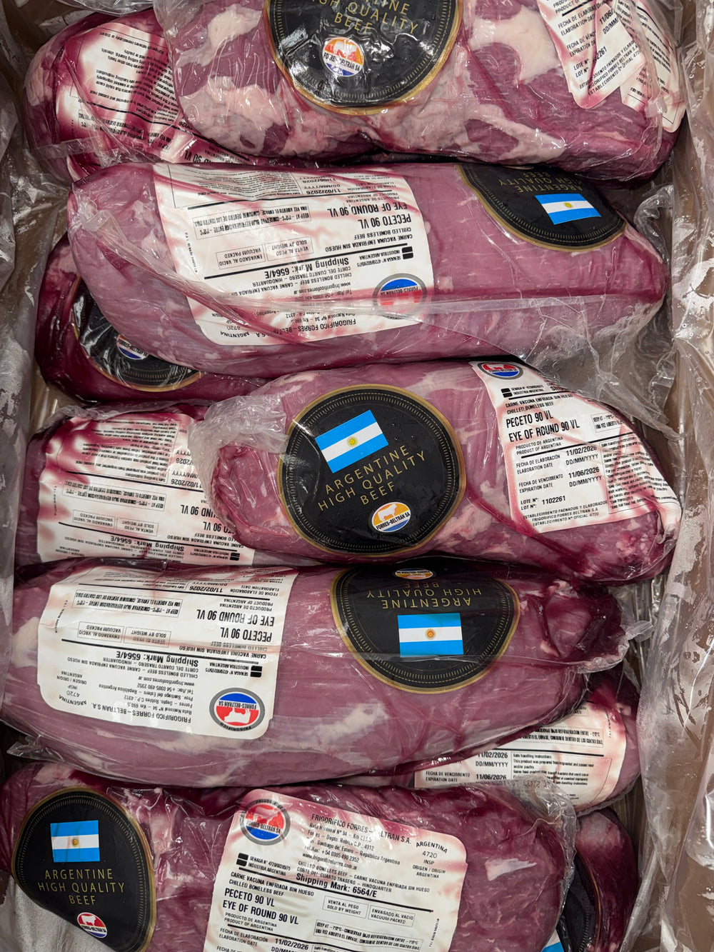 Peceto/Boliche Blanco/Eye Round-Paquetes de 4-6 lbs)-$7.99/lb