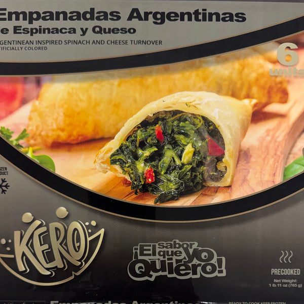 Empanada Argentina de Espinaca-(Cajas de 6)-$14
