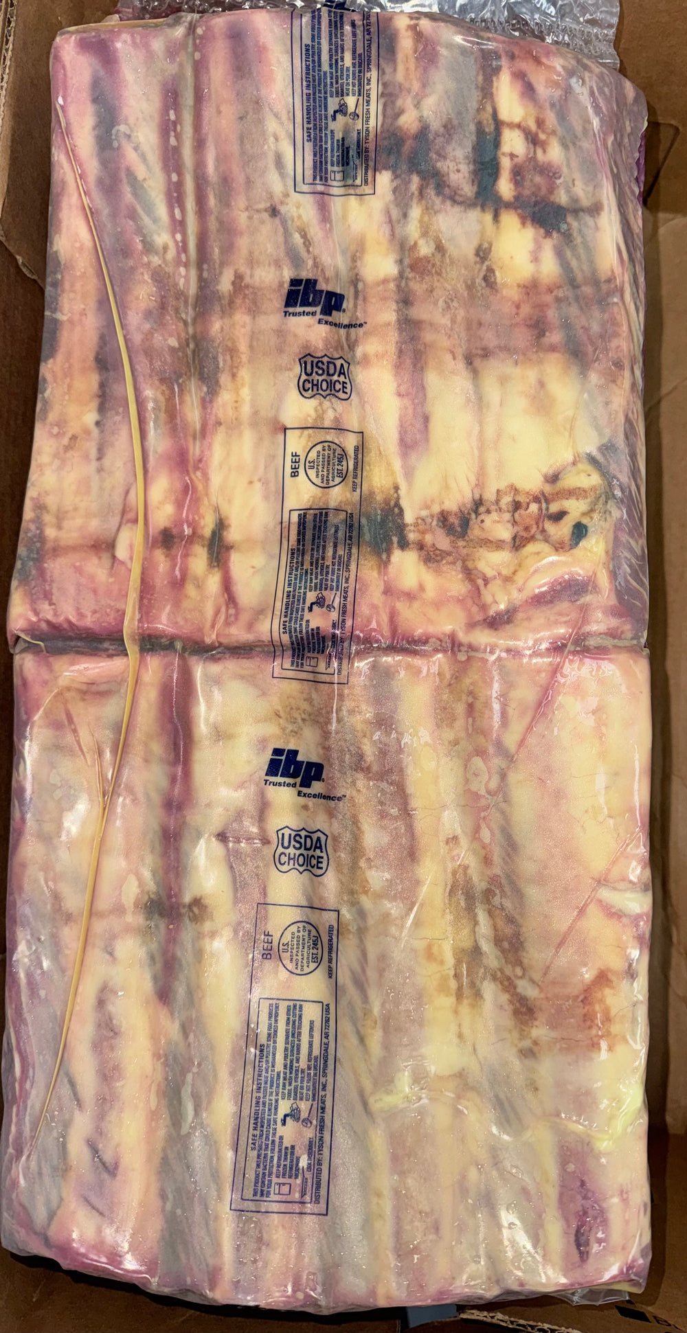 Costillas de Res USAlb(Paquetes de 10-12 lbs)-8/lb