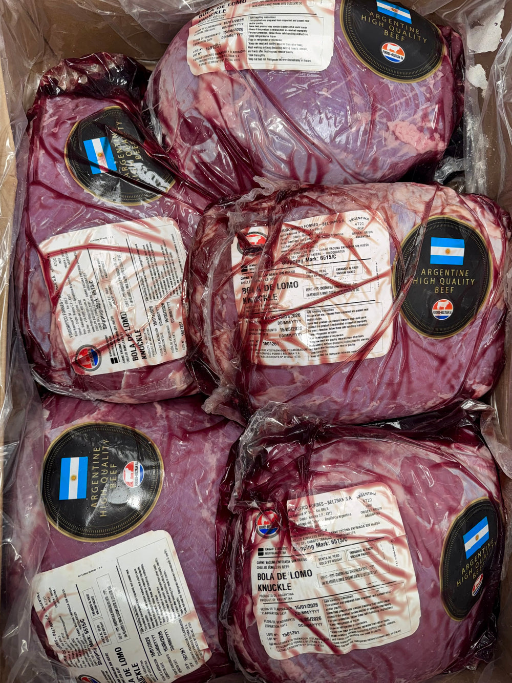 Bola Argentina Entera (Piezas de 6–8 lb) – $8/lb