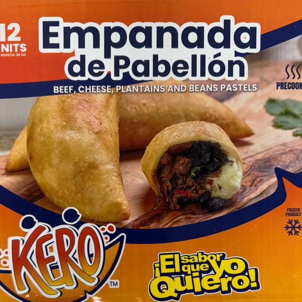 Empanada Venezolana de Pabellón(Cajas de 12)-$14