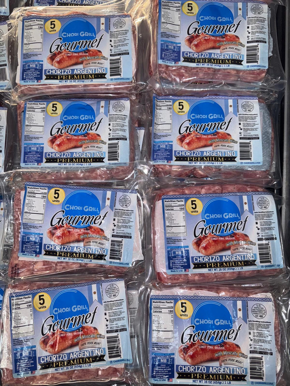 Chorizo-(Paquetes de 1 lb)-$7/lb