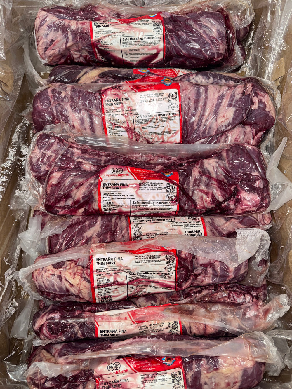 Entraña Argentina(Paquetes de 1-2 lb)-$10/lb