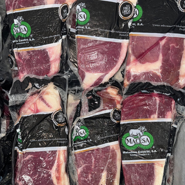 Ribeye Steak Corte Premium (0.5–1 lb por pieza) – $12/lb
